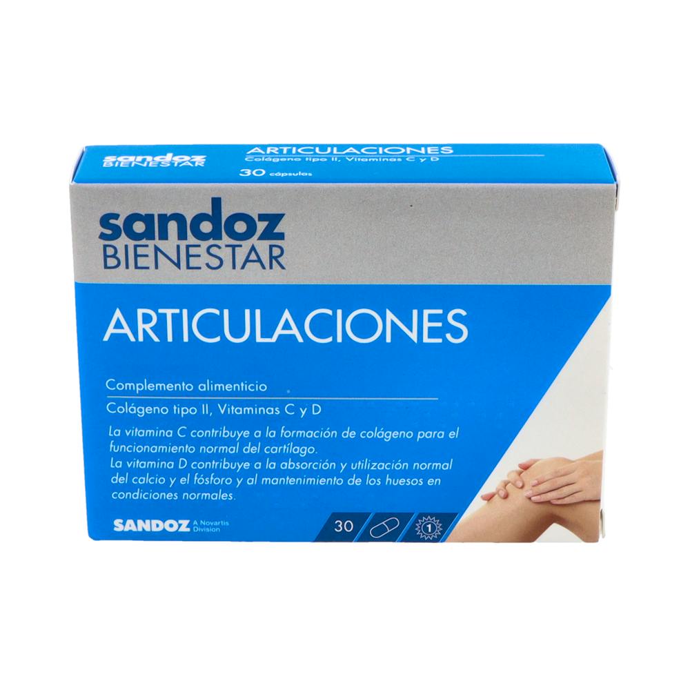 SANDOZ BIENESTAR ARTICULACIONES 30 CAPS