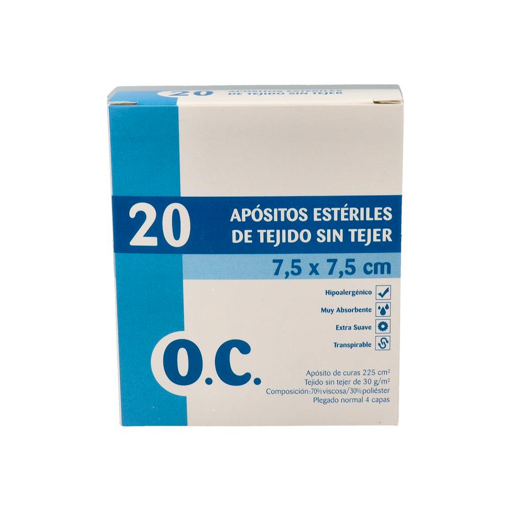COMPRESA ESTERIL OC TEJIDO S/TEJ 75X75