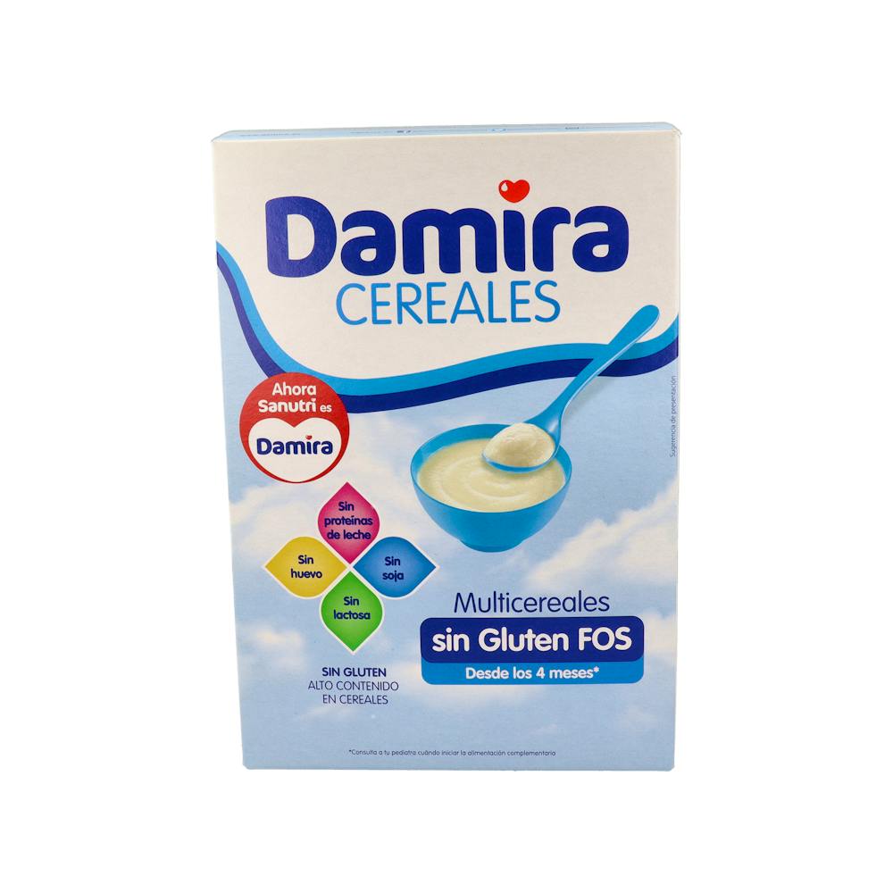 DAMIRA PAPILLA CEREALES SIN GLUTEN CON FOS 600 G (300 G 2 ENVASES)