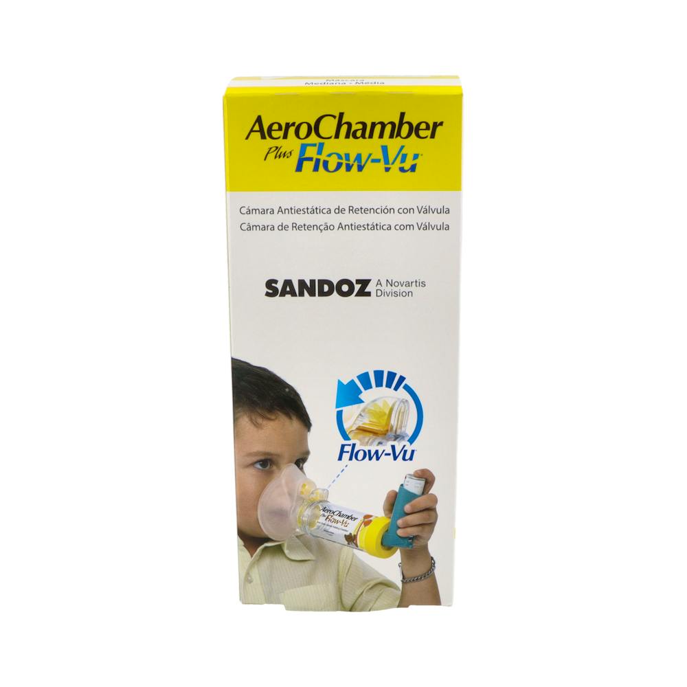 CAMARA DE INHALACION AEROCHAMBER PLUS FLOWVU INFANTIL 1 U