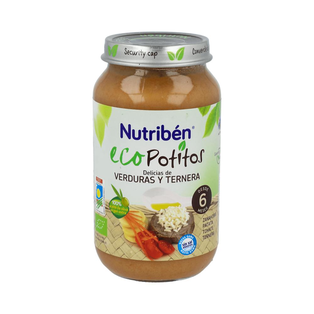 NUTRIBEN ECO DELICIAS DE VERDURA CON TERNERA 1 POTITO GRANDOTE 250 G