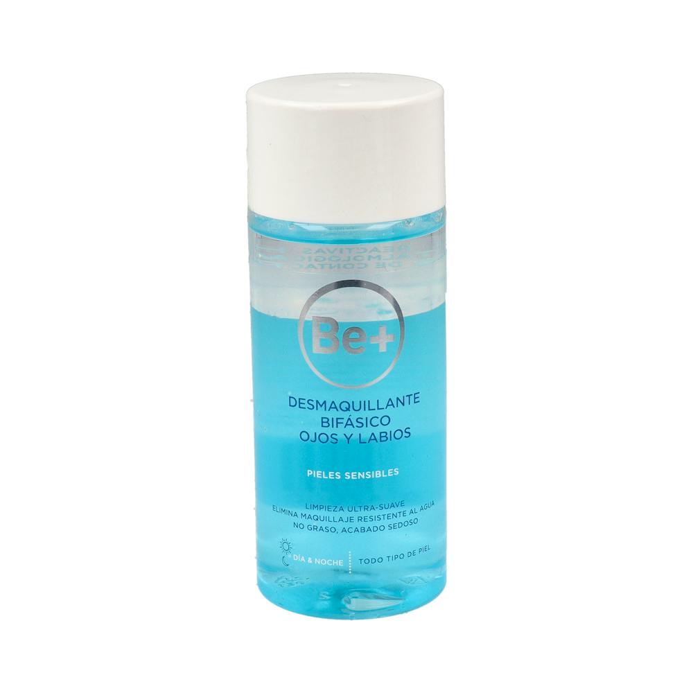 BE+ DESMAQUILLADOR BIFASICO OJOS Y LABIOS 150 ML