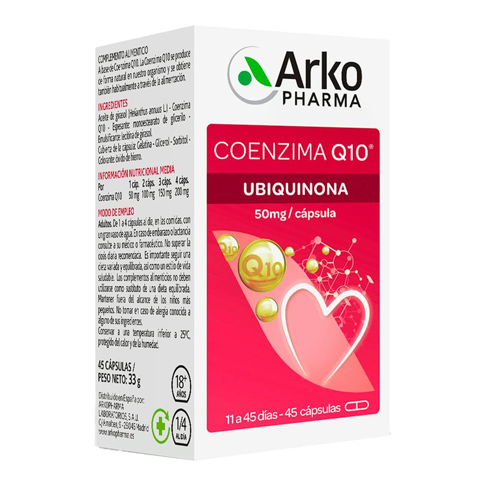 COENZIMA Q10 ARKOVITAL 45 CAPSULAS
