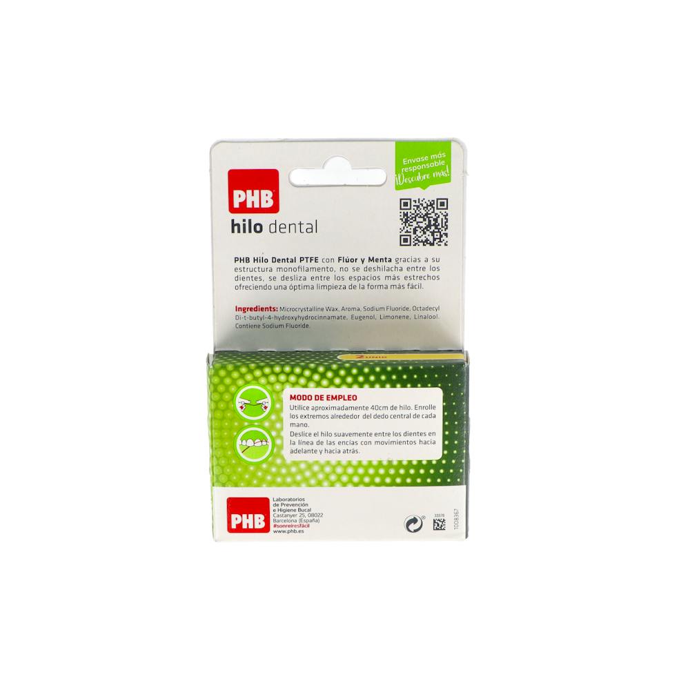 PHB FLUOR Y MENTA HILO DENTAL PTFE 50 M PACK DUPLO