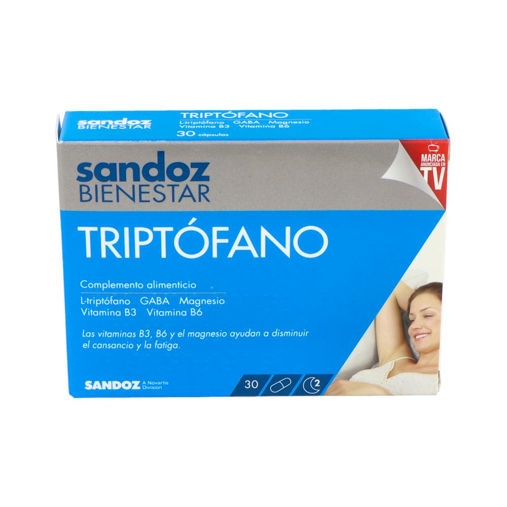 SANDOZ BIENESTAR TRIPTOFANO 30 CAPSULAS