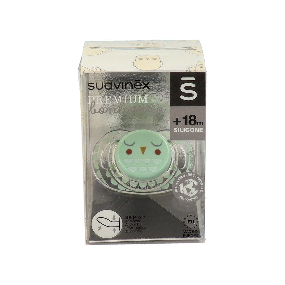 CHUPETE SILICONA ANATOMICO SUAVINEX + 18 MESES 1 UNIDAD