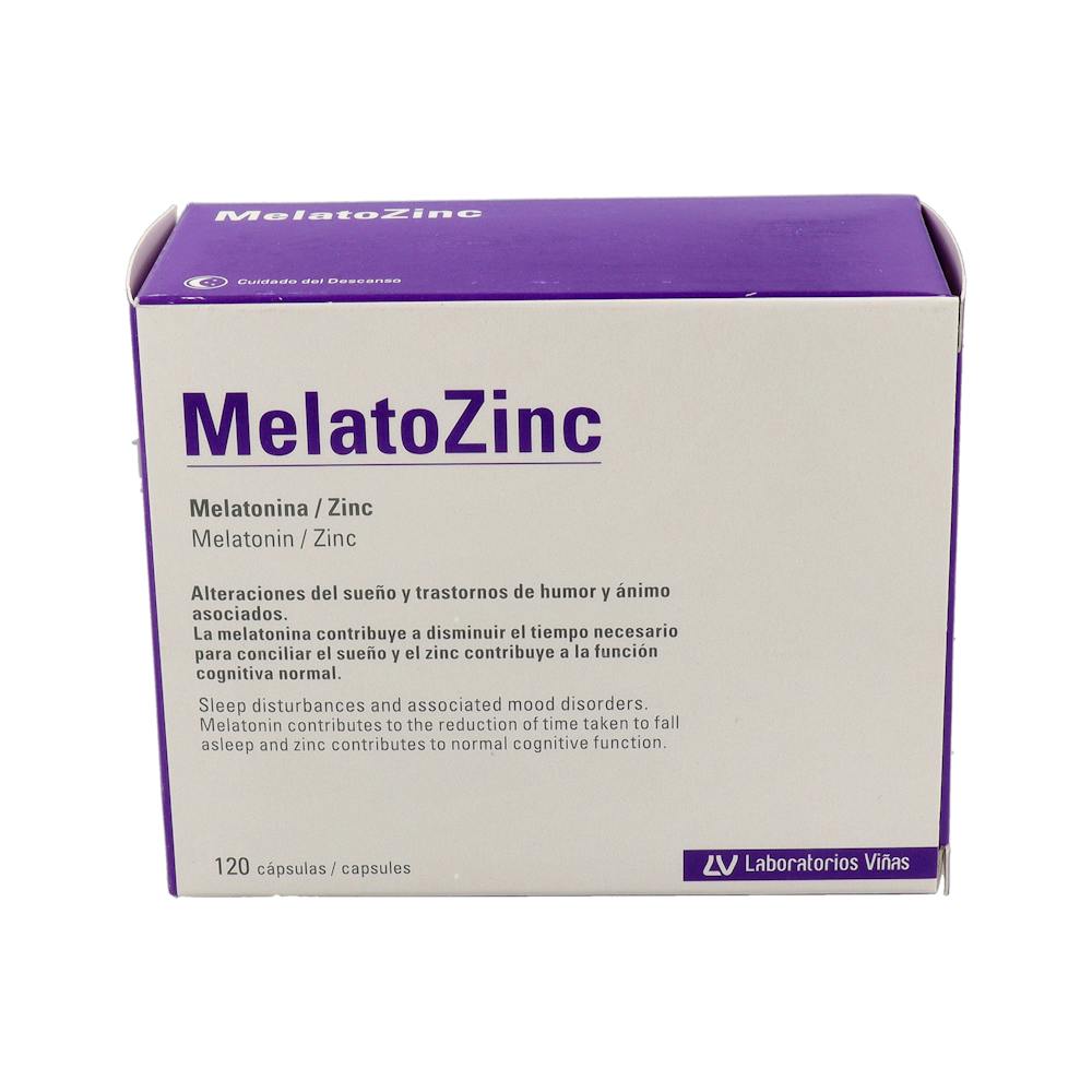 MELATOZINC 1 MG 120 CAPSULAS