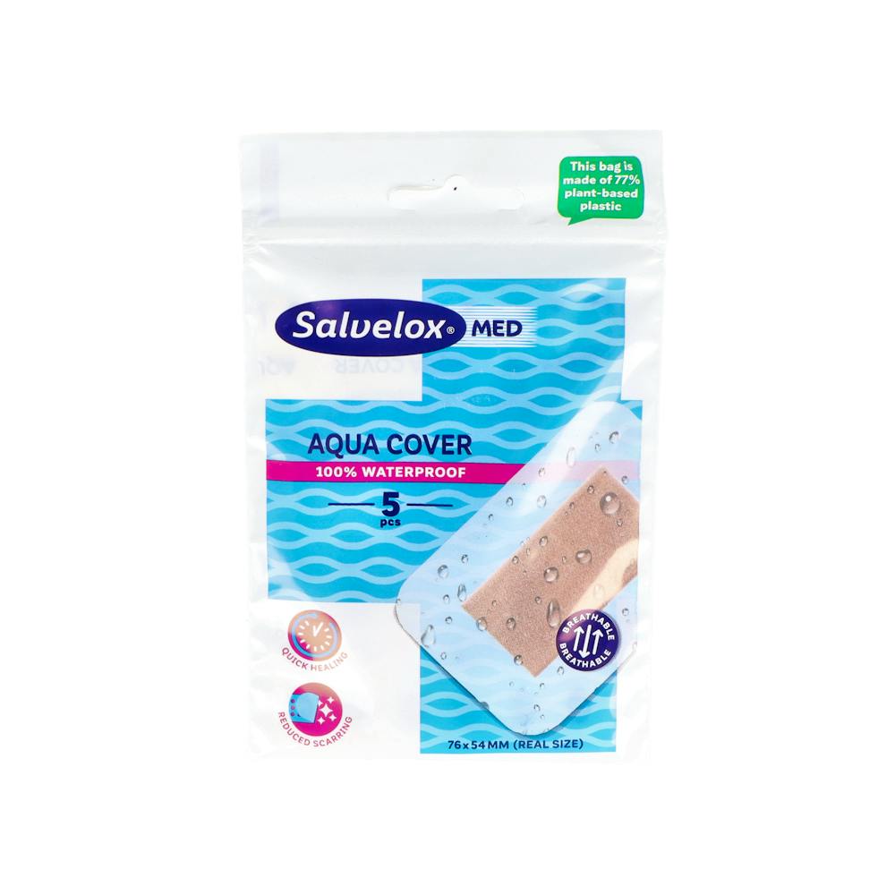 SALVELOX APOSITOS PEQUEÑO AQUA COVER ESTERIL 5 UN (76X54 MM)