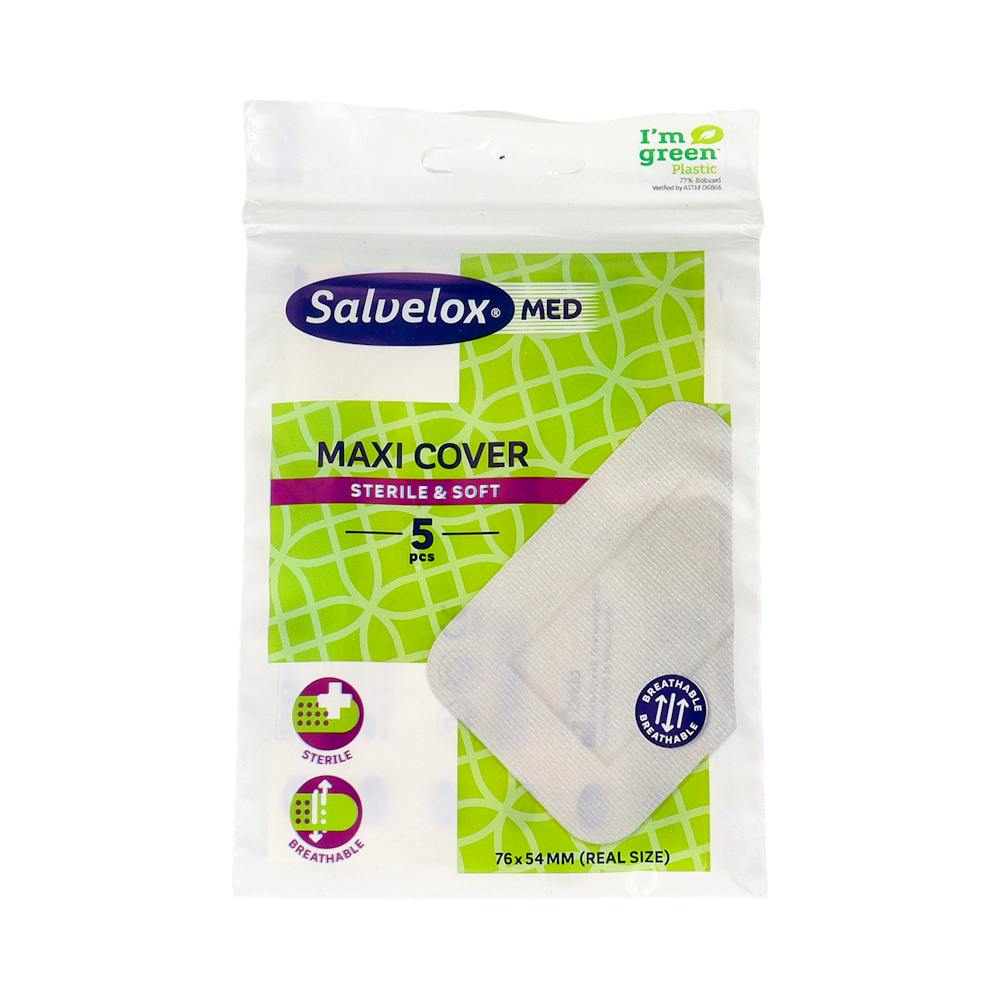 SALVELOX APOSITO MEDIANO MAXI COVER ESTERIL 5 UN (76X34 MM)