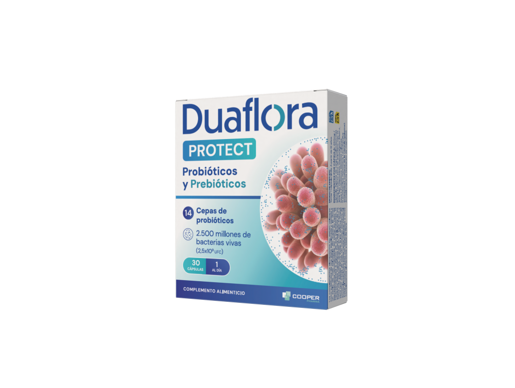 DUAFLORA RF PROBIOTICOS Y PREBIOTICOS CAPS 30 CAPSULAS
