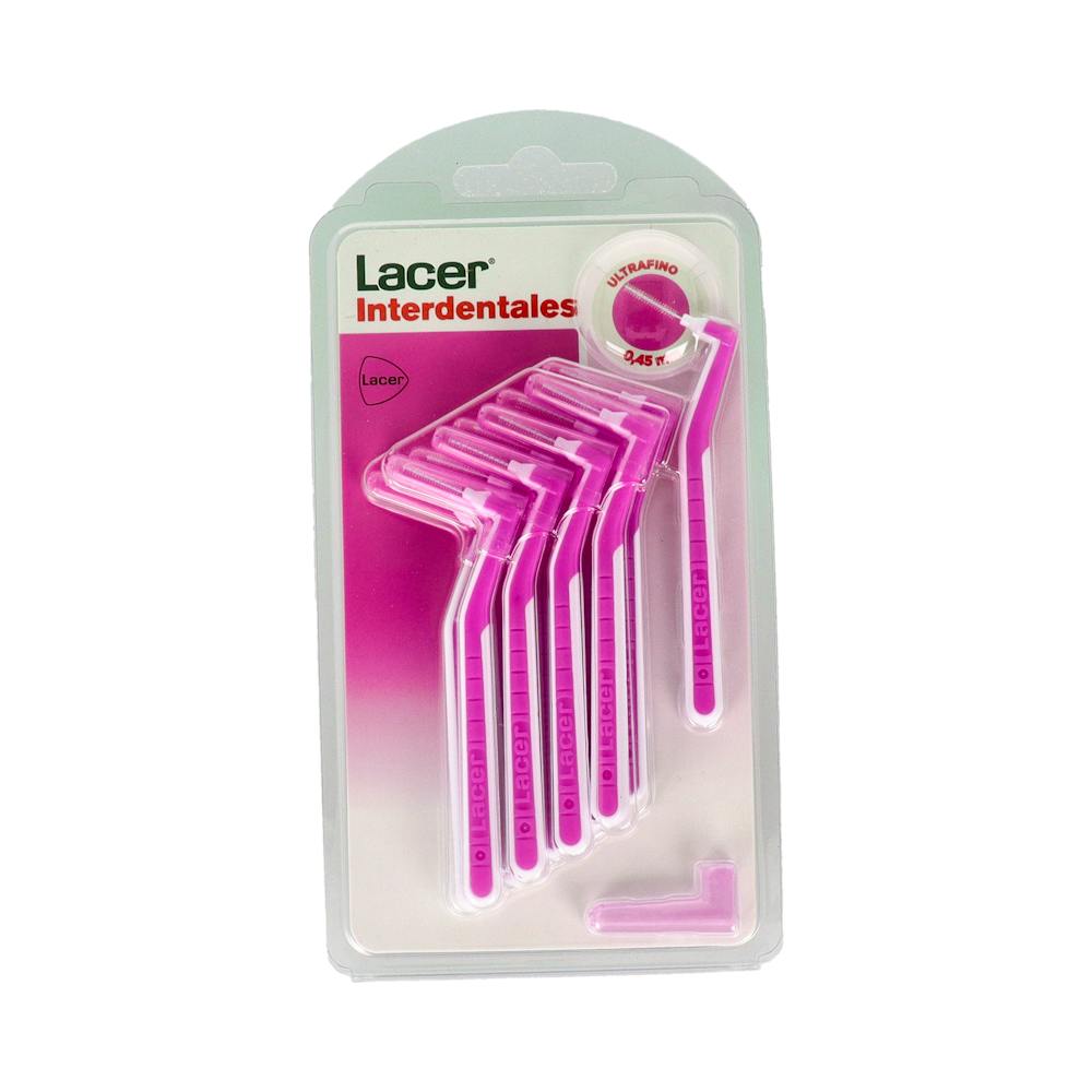 LACER CEPILLO INTERDENTAL 045 MM ULTRAFINO ANGULAR 10 U