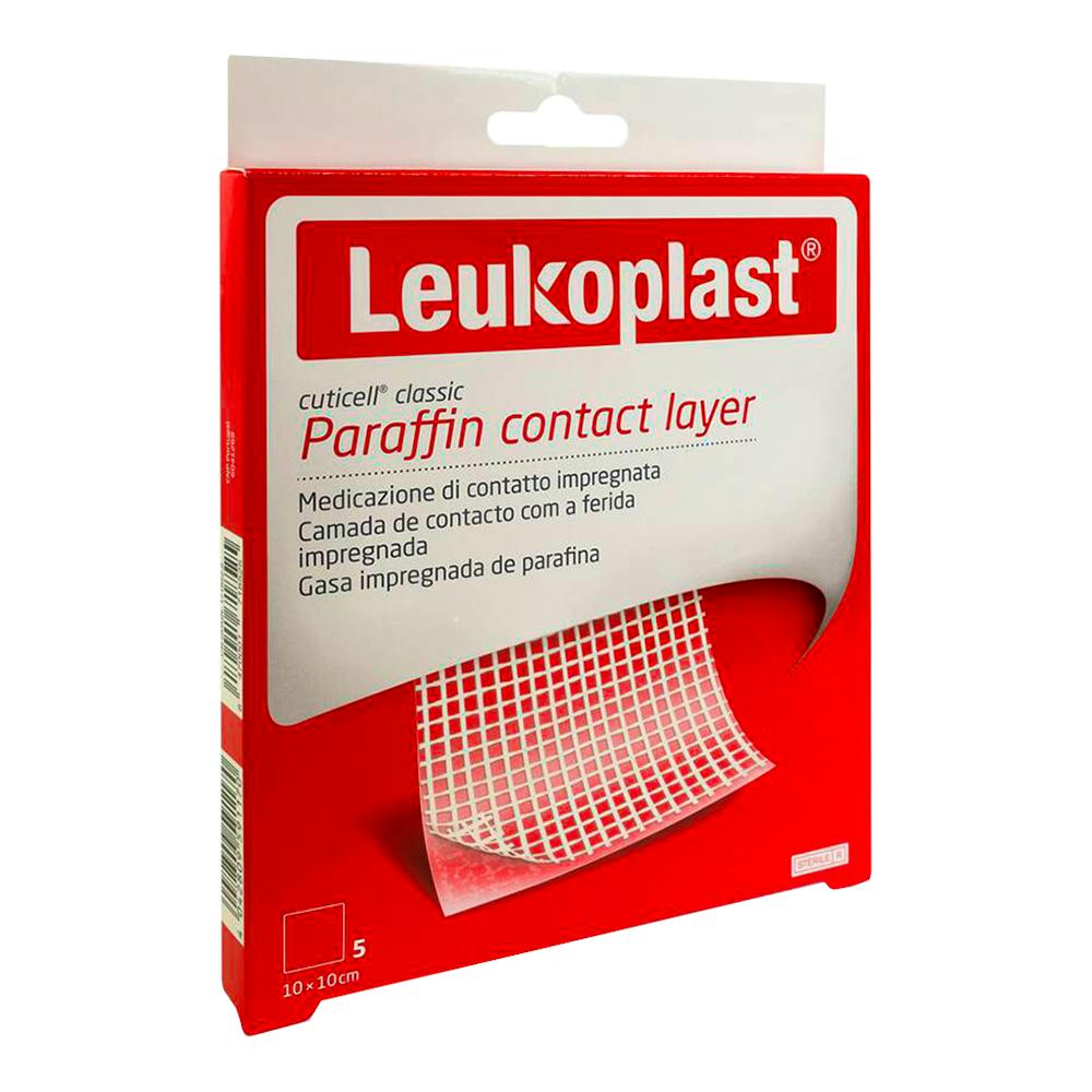 CUTICELL CLASSIC GASA PARAFINADA APOSITO ESTERIL IMPREGNADO 10 X 10 CM 10 UNIDADES