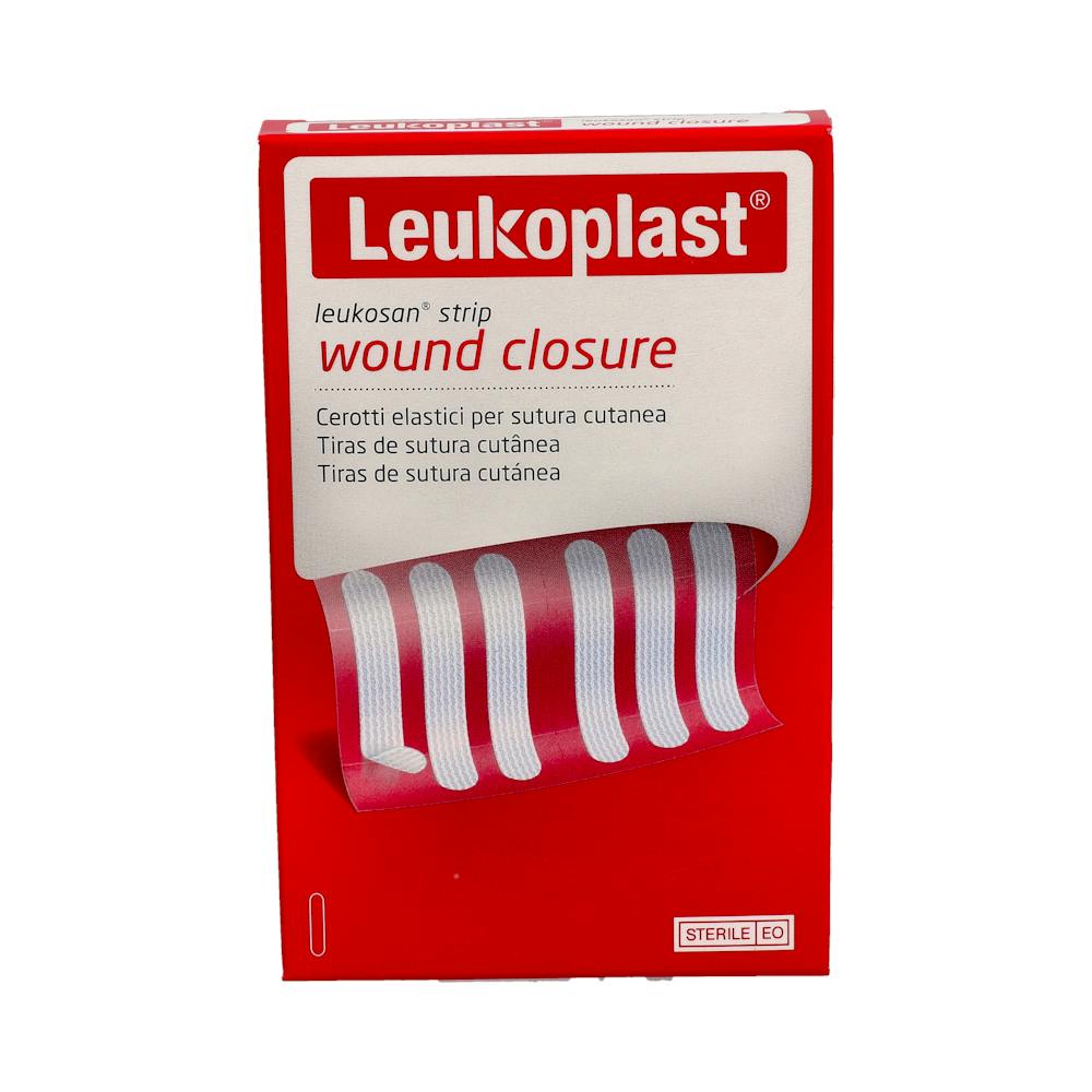LEUKOSAN STRIP SUTURA CUTANEA ESTERIL TIRA 38 MM X 6 MM 12 TIRAS