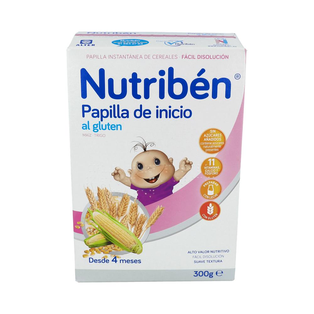 NUTRIBEN PAPILLA INICIO AL GLUTEN 1 ENVASE 300 G