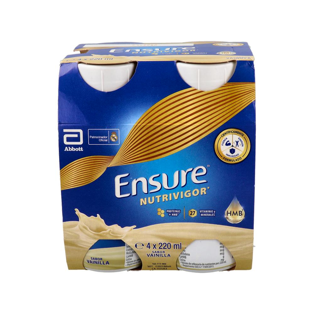 ENSURE NUTRIVIGOR VAINILLA 4X220ML