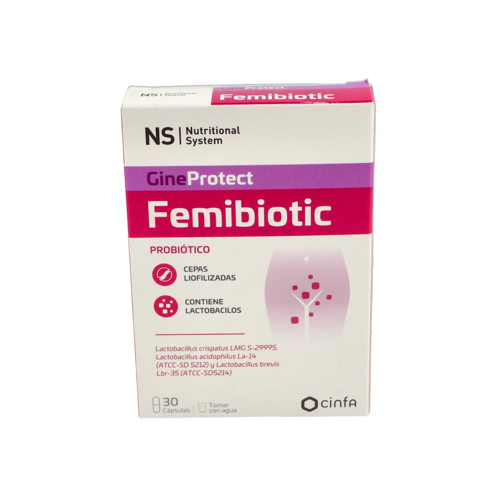 NS GINEPROTECT FEMIBIOTIC 30 CAPSULAS