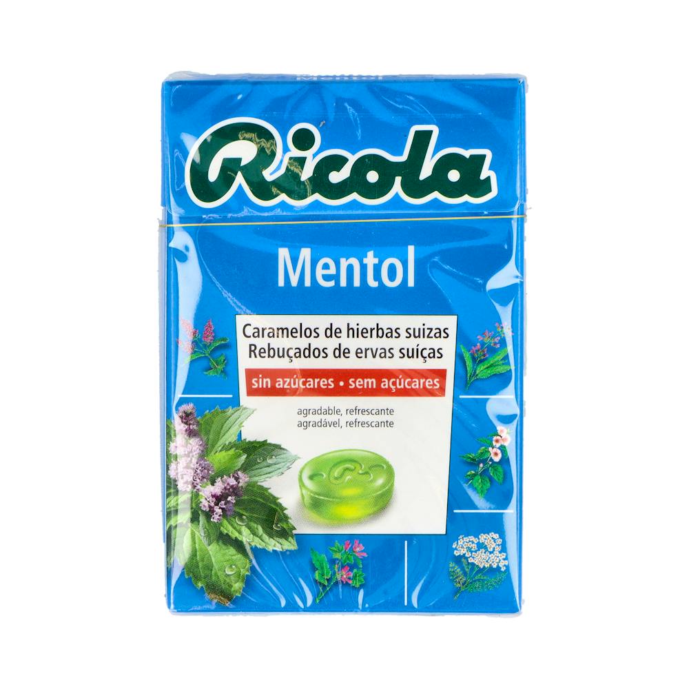 RICOLA CARAMELOS SIN AZUCAR MENTOL 50 G