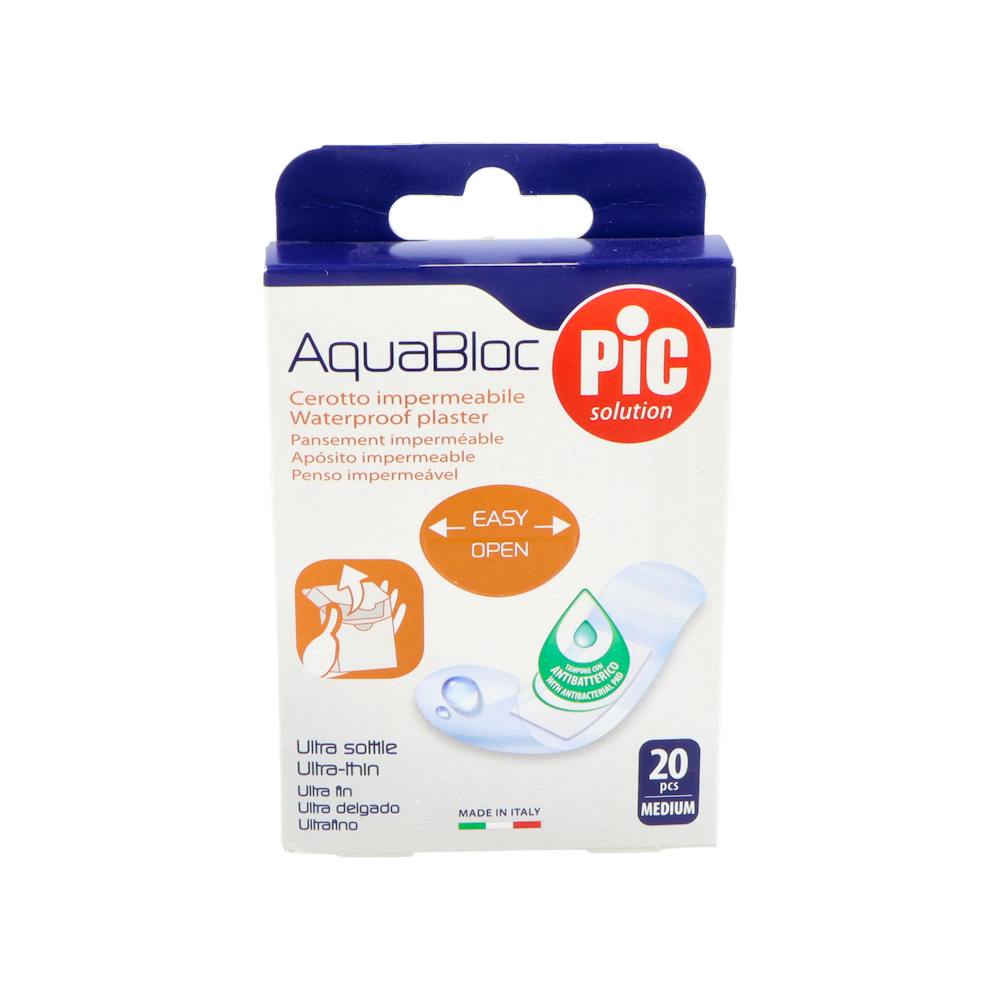 PIC AQUABLOC CON BACTERICIDA APOSITO ADHESIVO 20