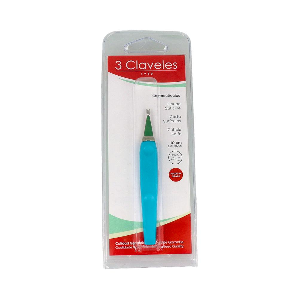 CORTACUTICULAS 10CM 3 CLAVELES