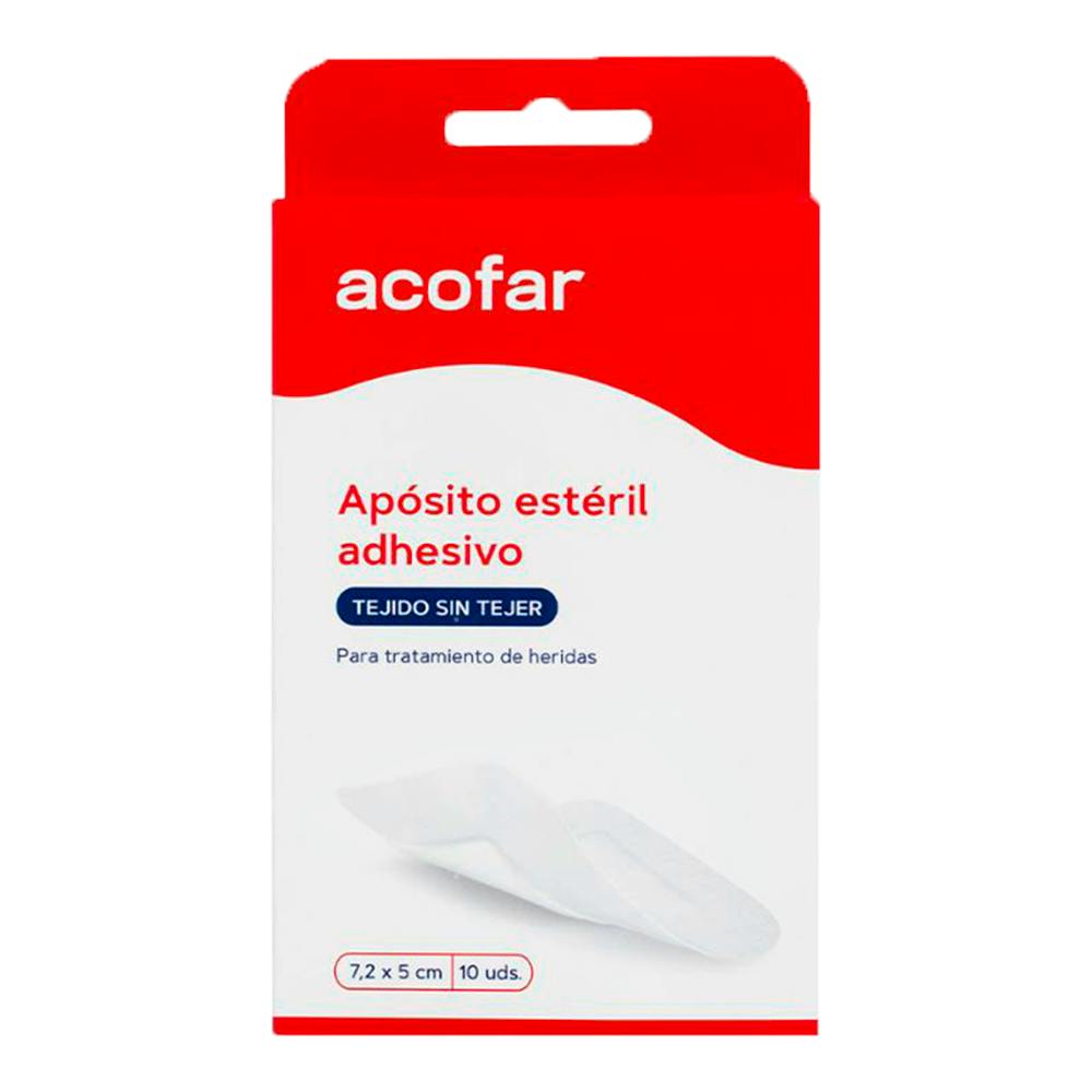 ACOFAR APOSITO ESTERIL ADHESIVO 10X15 CM
