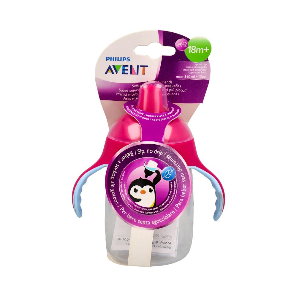 VASO DE CRECIMIENTO PHILIPS AVENT +6 MESES 1 UNIDAD 210 ML COLOR MORADO
