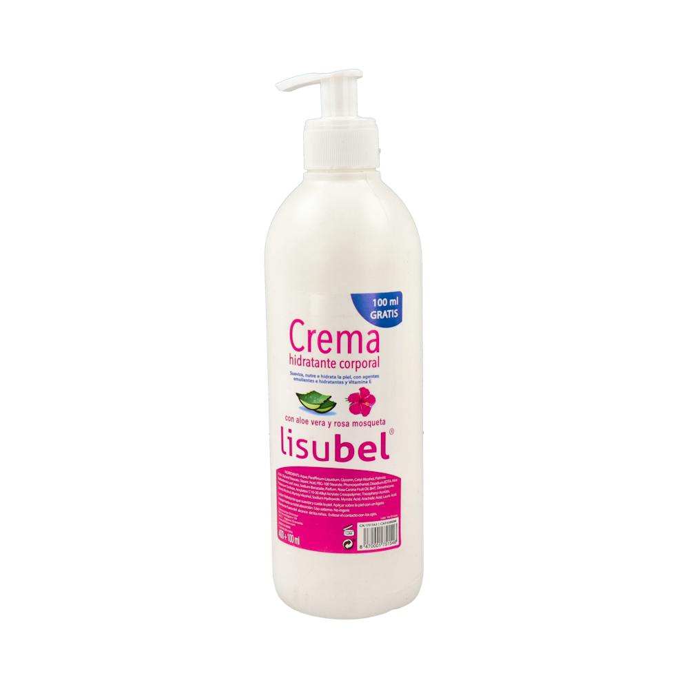 CREMA HIDRATANTE CORPORAL LISUBEL 1 ENVASE 400 M