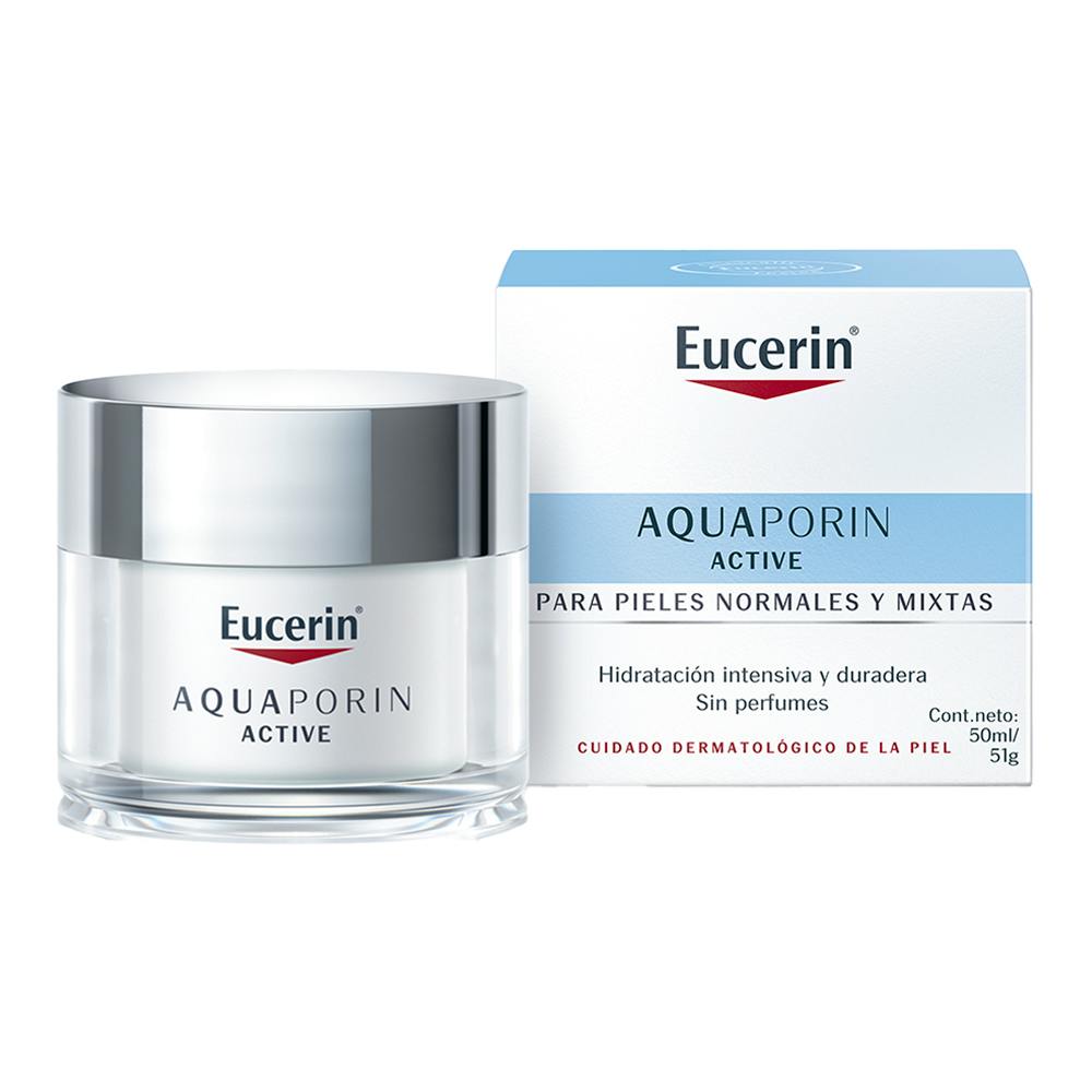 EUCERIN AQUAPORIN ACTIVE CREMA HIDRATANTE PIEL NORMAL Y MIXTA 1 ENVASE 50 ML