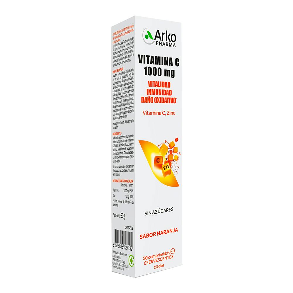 ARKO VITAMINA C 100 MG+ ZINC 20 COMP EFERV