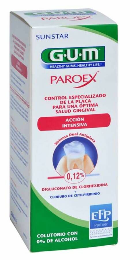 GUM PAROEX TRATAMIENTO COLUTORIO 1 ENVASE 500 M