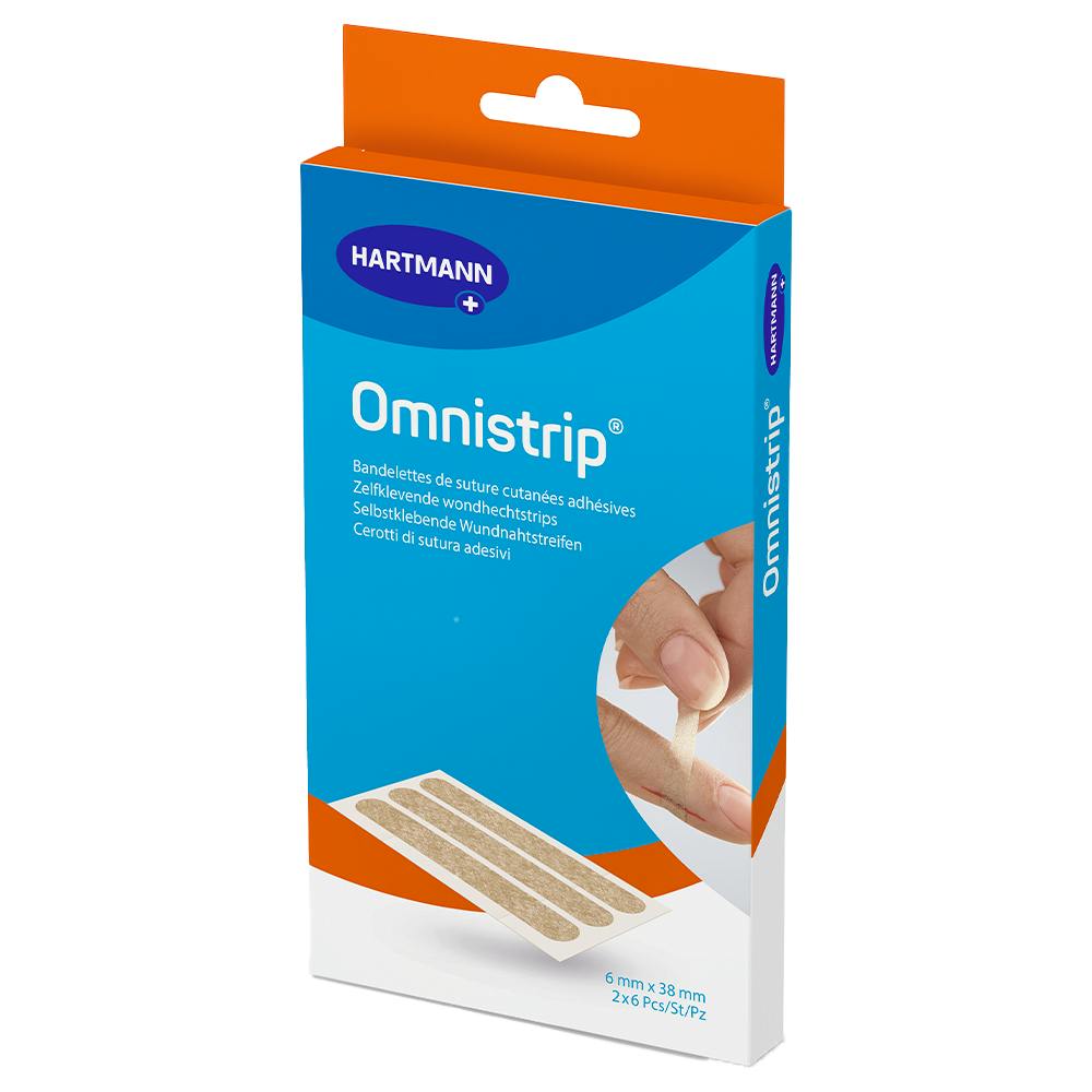 OMNISTRIP TIRAS 6X38MM 12 UNIDADES