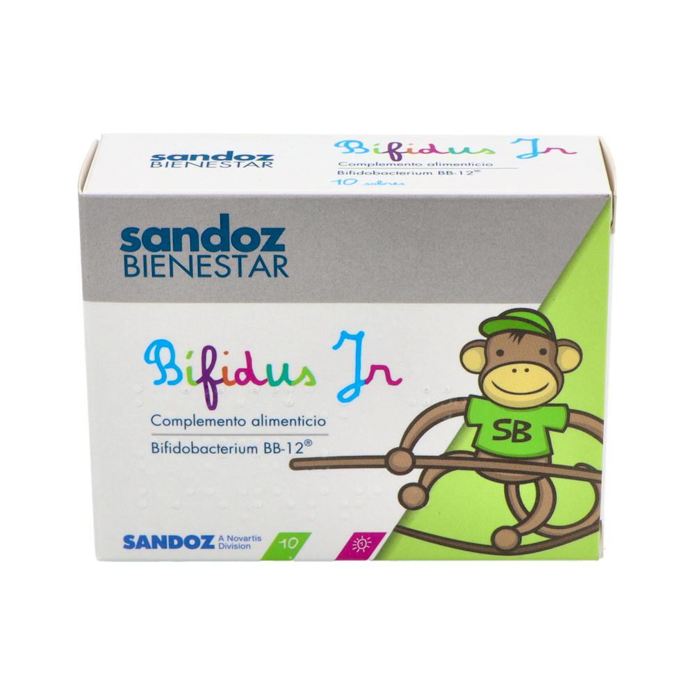 SANDOZ BIENESTAR BIFIDUS JR MONODOSIS 10 SOBRES