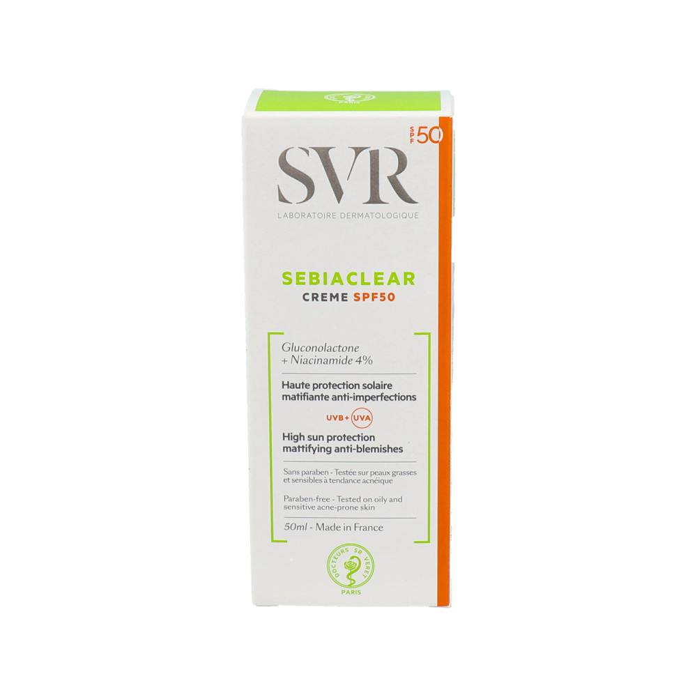 SVR SEBIACLEAR CREME SPF 50+ 1 ENVASE 40 ML