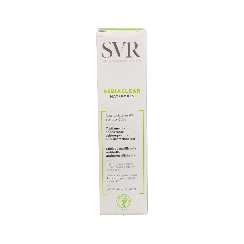 SVR SEBIACLEAR MAT+PORES 1 ENVASE 40 ML