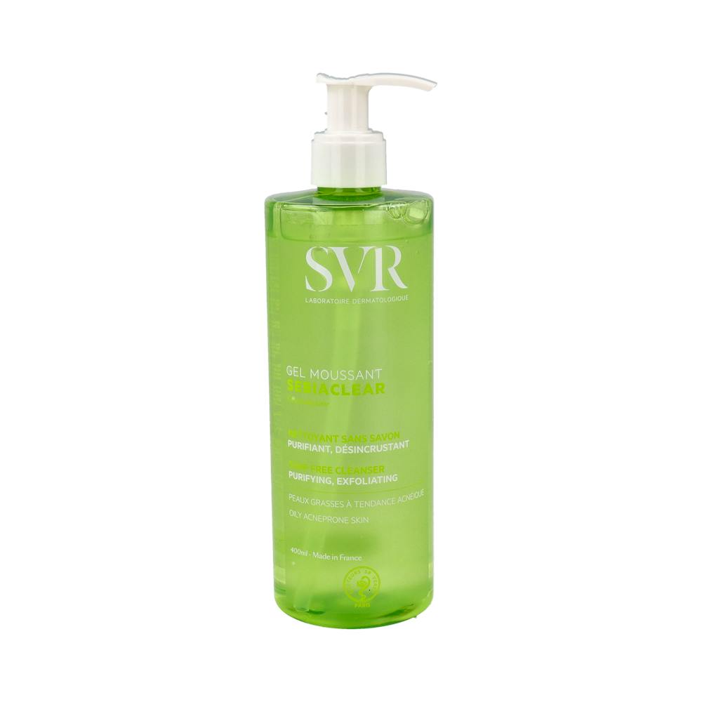 SVR SEBIACLEAR GEL MOUSSANT ESPUMA LIMP DESINCSIN JABON PURIFICANTE ENVASE 400