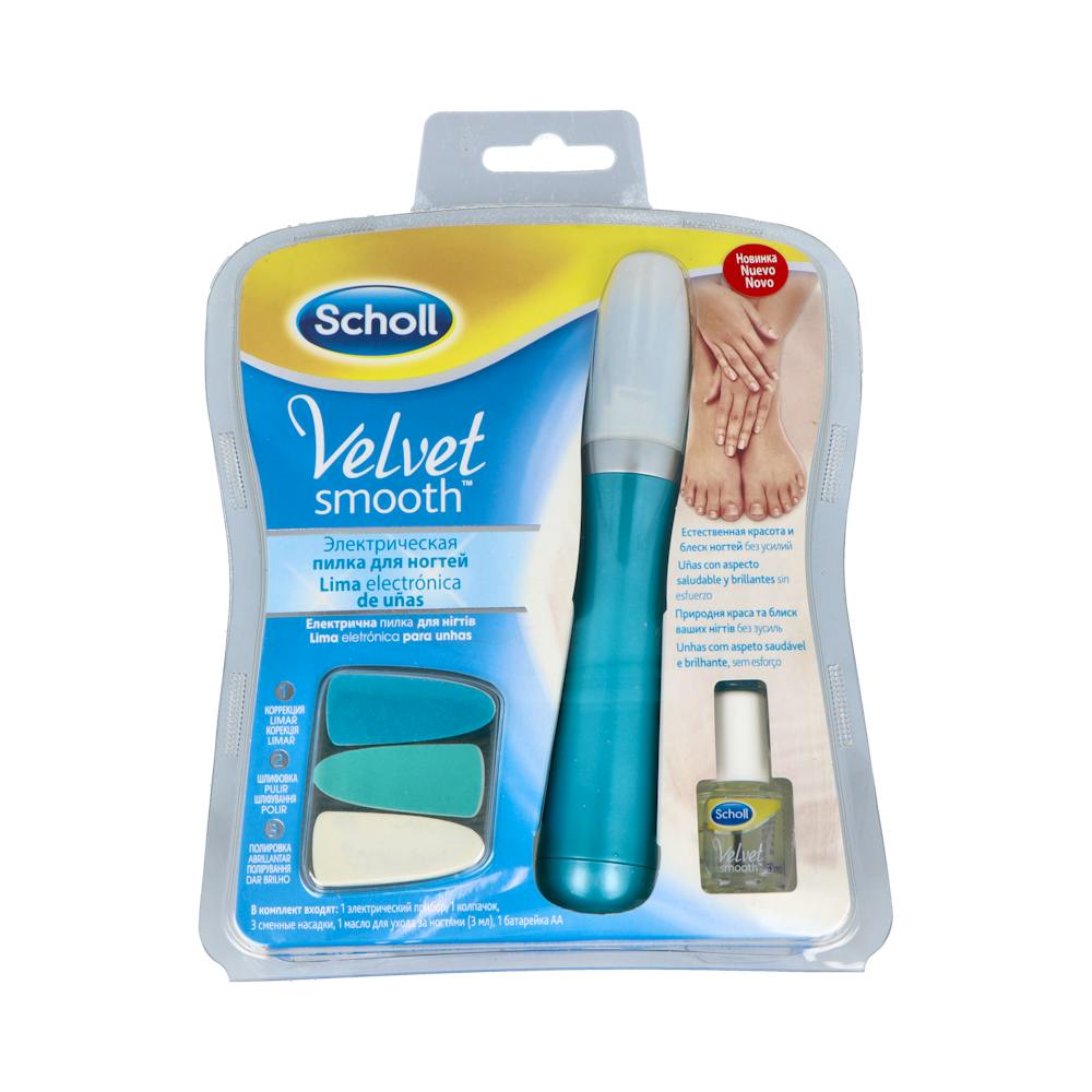 DR SCHOLL VELVET SMOOTH LIMA ELECTRONICA UÑAS RE