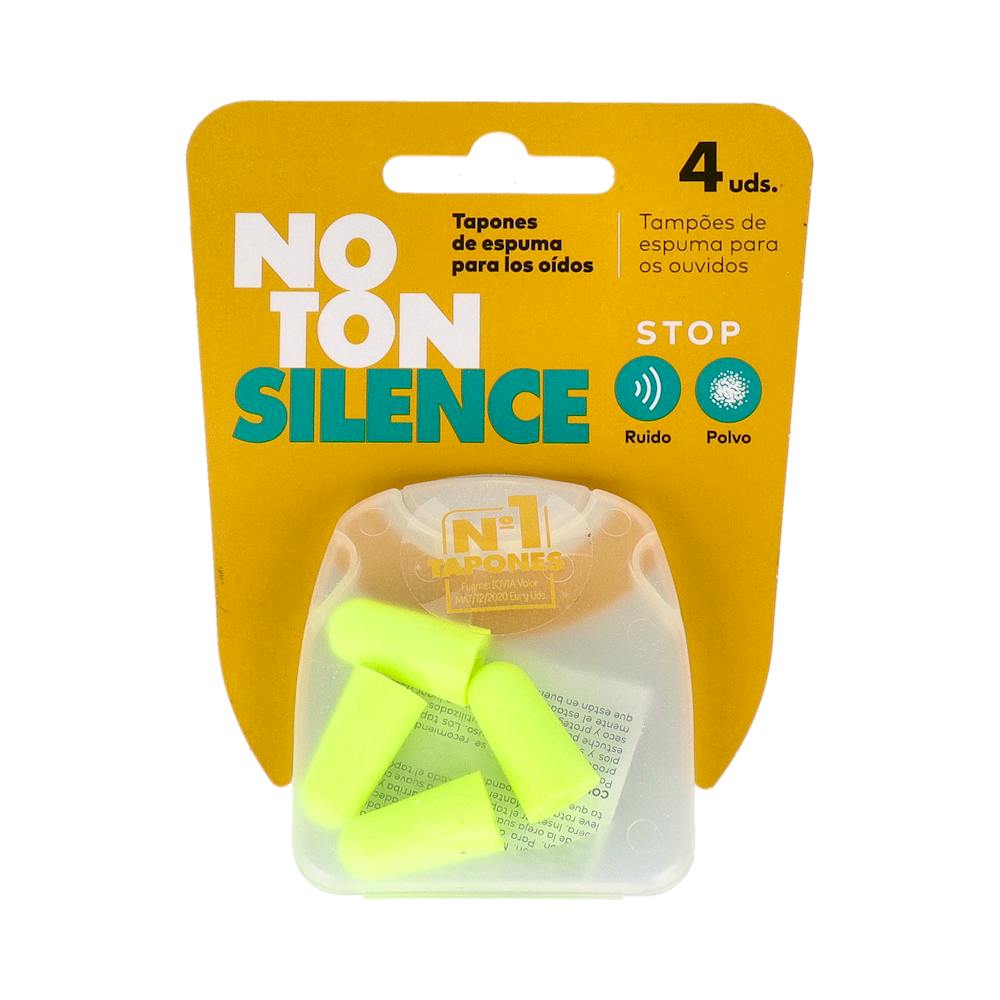 NOTON SILENCE TAPONES OIDOS ESPUMA PU (ANATOMICO) 4 U