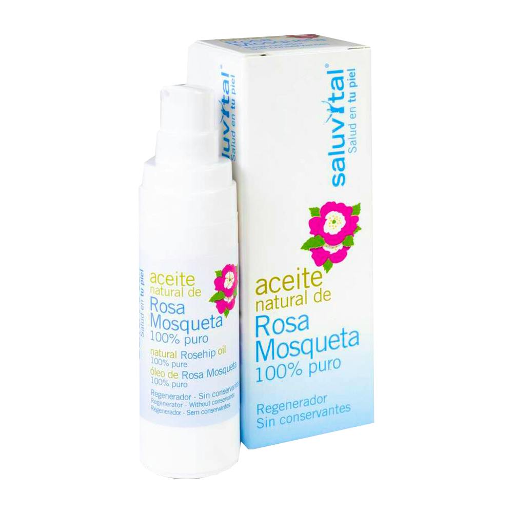 SALUVITAL ACEITE NATURAL ROSA MOSQUETA PURO 100 % 30 ML