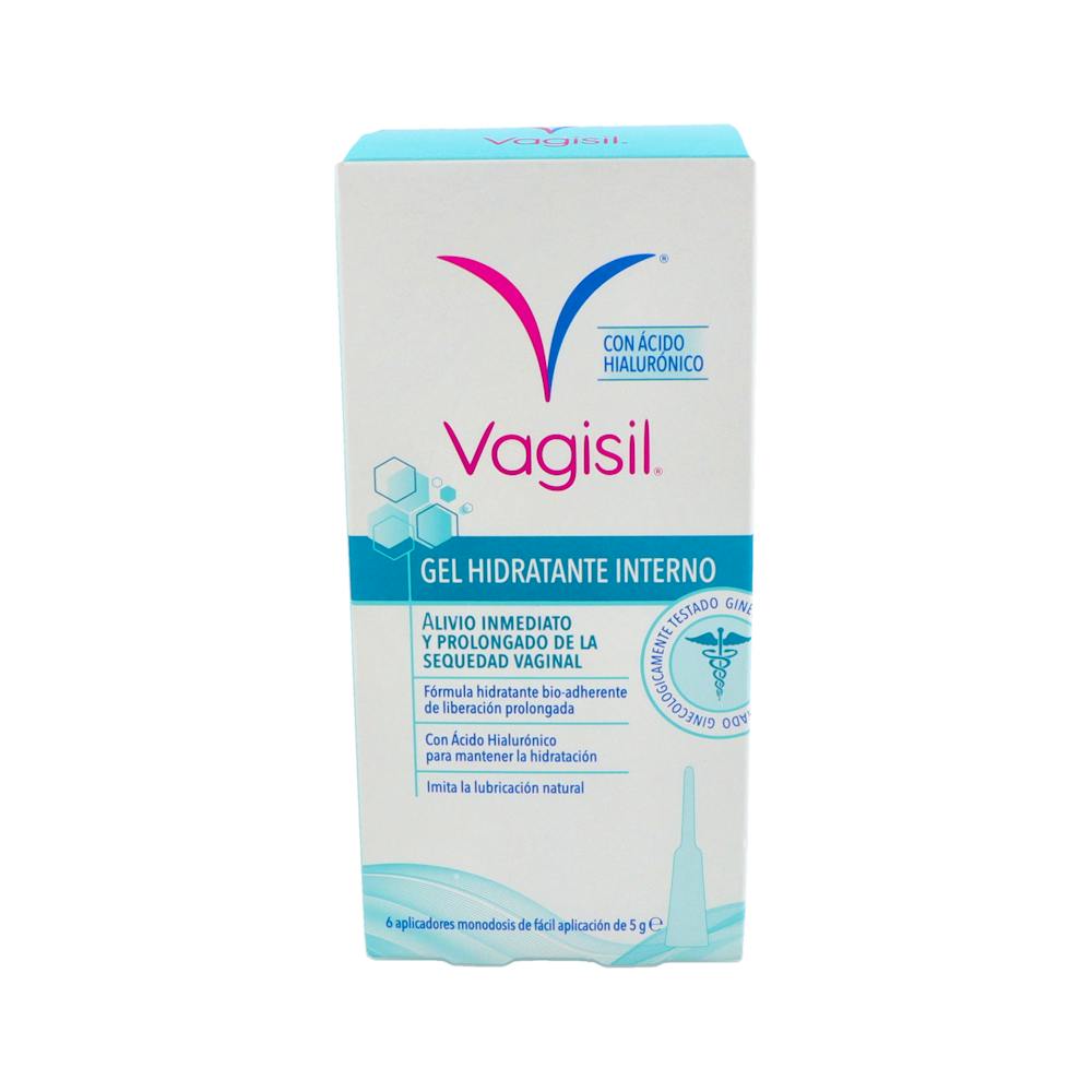 VAGISIL INTIMA GEL HIDRATANTE INTERNO 5 ML 6 APLICADORES