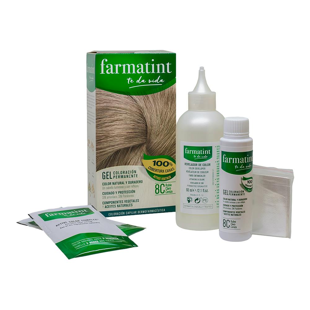 FARMATINT 8C RUBIO CLARO CENIZA 135 ML