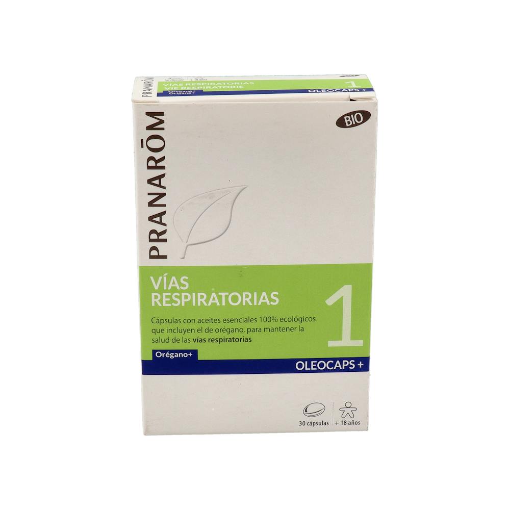 PRANAROM OLEOCAPS 1 VIAS RESPIRATORIAS 30 CAPSULAS