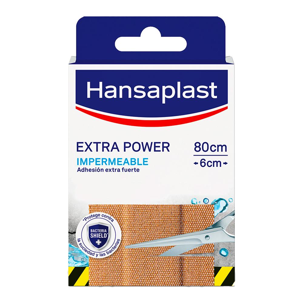 HANSAPLAST EXTRA FUERTE APOSITO ADHESIVO 8 TIRAS 6 CM X 10 CM