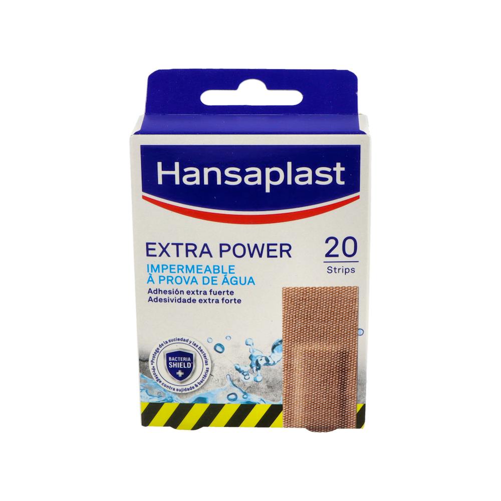 HANSAPLAST EXTRA POWER APOSITO ADHESIVO 20 UNIDADES