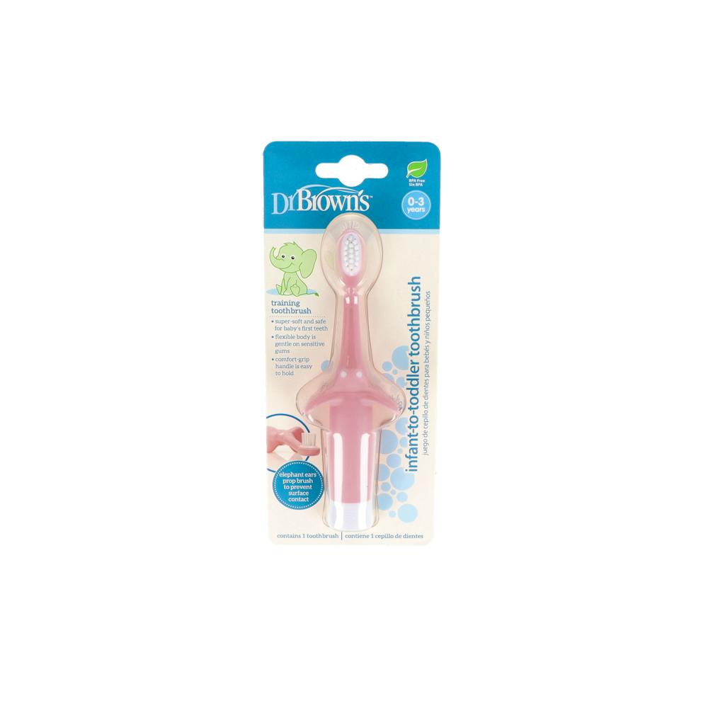 DR BROWN´S CEPILLO DE DIENTES ROSA