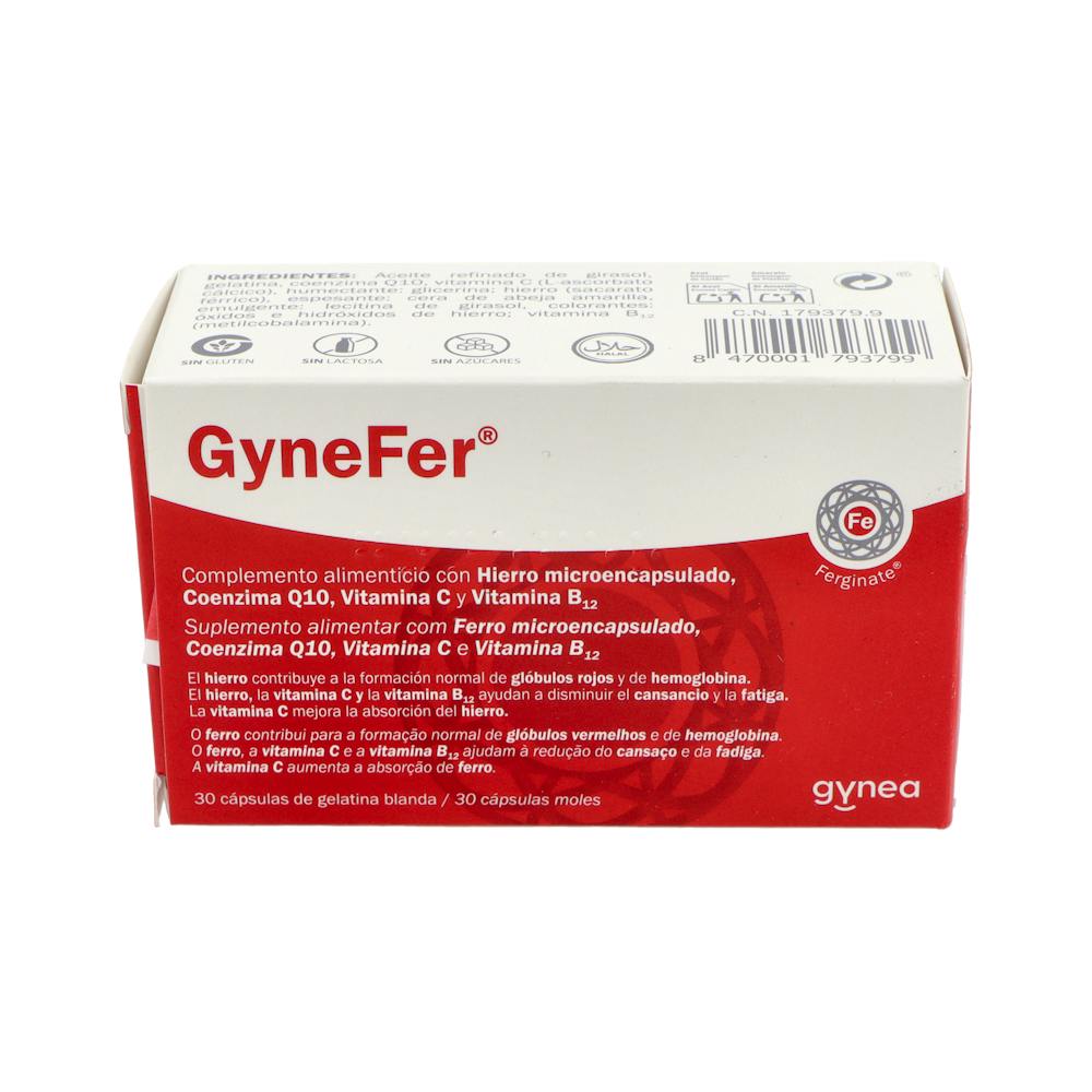 GYNEFER (HIERRO) 30 CAPSULAS