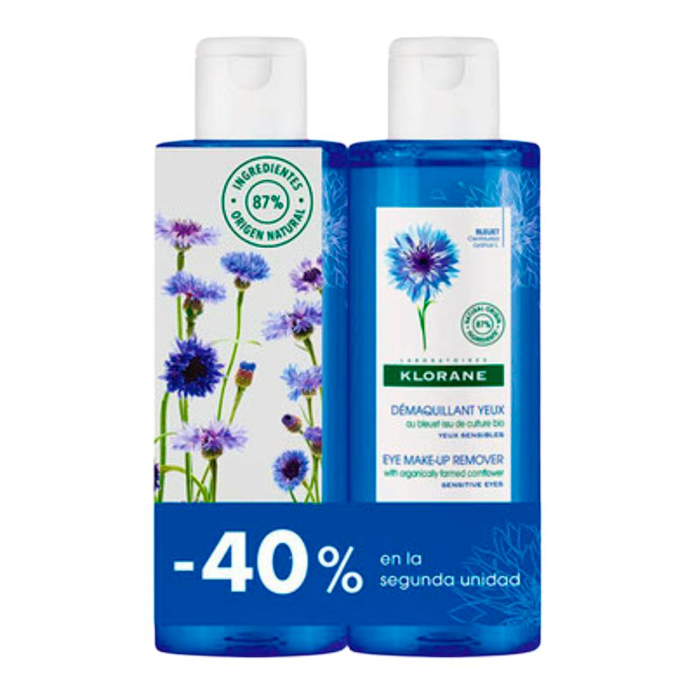 KLORANE DUO LOCION FLORAL AL ACIANO DESMAQUILLAN