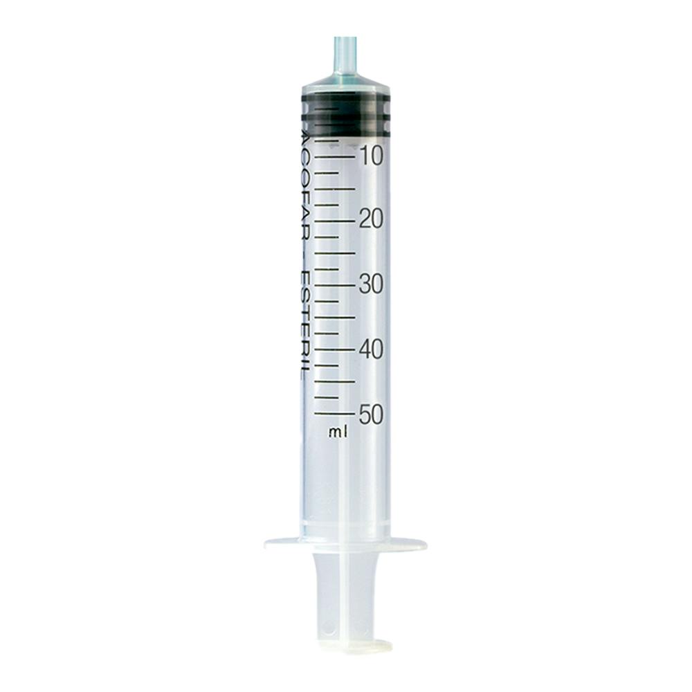 JERINGA SIN AGUJA 3 PIEZAS ESTERIL ACOFAR 1 UNIDAD 50 ML