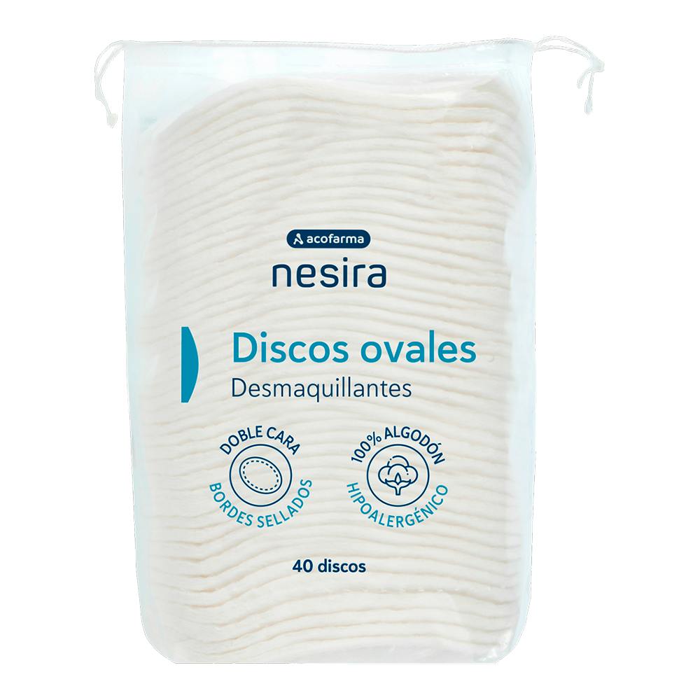 ACOFARMA ESYLMA DISCOS OVALES DESMAQUILLANTES 40 DISCOS