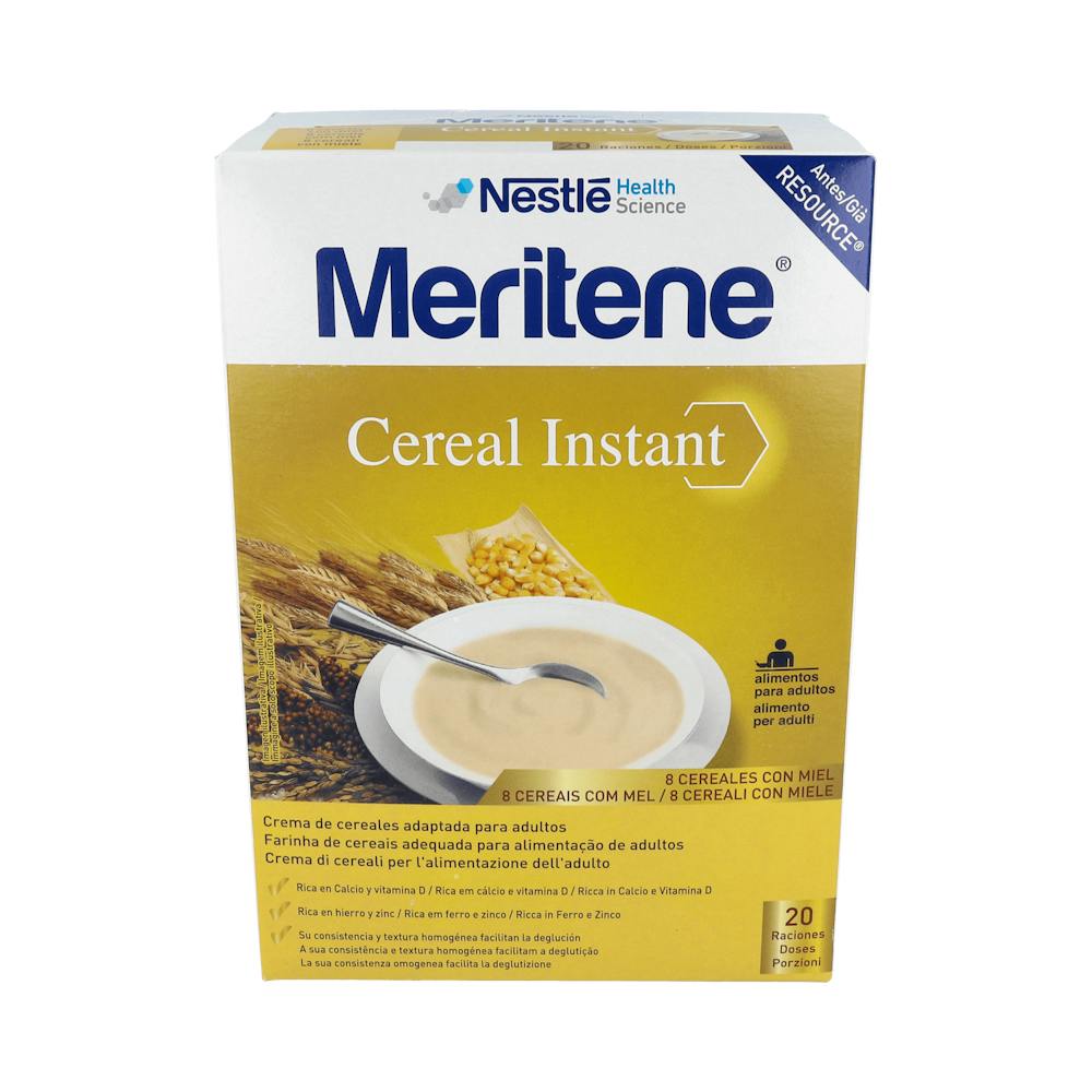 MERITENE CEREAL 8 CEREALES CON MIEL 300 G 2 BOLS