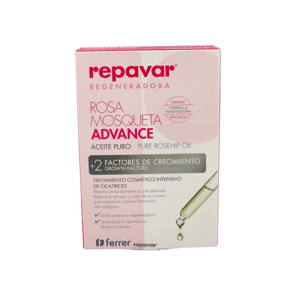 REPAVAR REGENERADORA ACEITE PURO ROSA MOSQUETA ADVANCE 1 ENVASE 15 ML