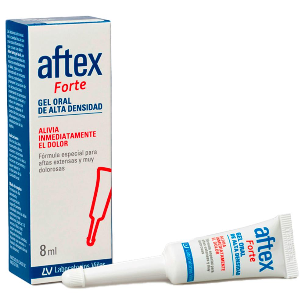 AFTEX FORTE GEL ORAL 1 ENVASE 8 ML